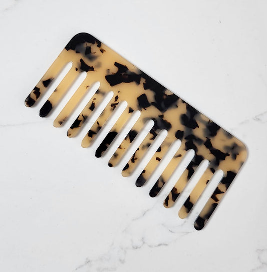 Hair and scalp comb - TORTOISE